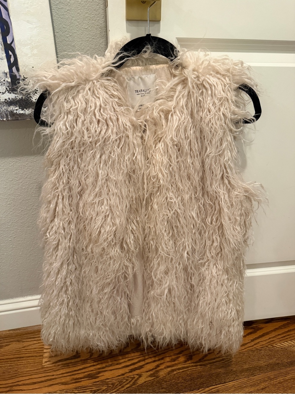 Vintage Zara Faux Fur Vest